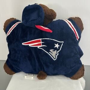 Pillow Pets New England Patriots NFL Football Bear Plush Pillow Stuffed Animal